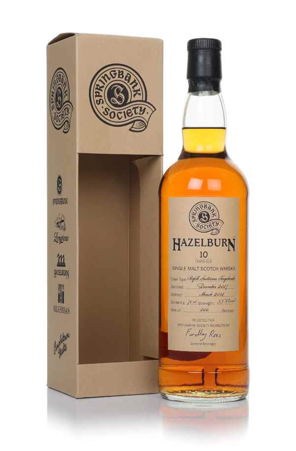 Hazelburn 10 Year Old 2007 - Springbank Society