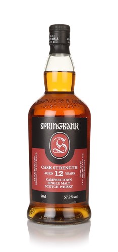 Springbank 12 Year Old Cask Strength - 57.2% Whisky 70cl Springbank 12 Year Old Cask Strength - 57.2% Whisky 70cl