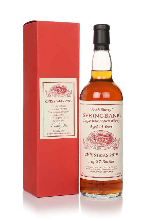 Springbank 14 Year Old Christmas 2019 - "Fresh Sherry"