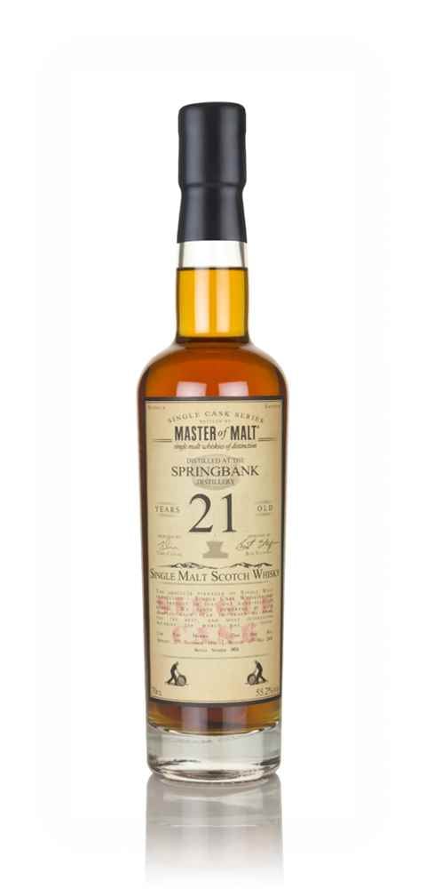 Springbank 21 Year Old 1996 - Single Cask (Master of Malt)