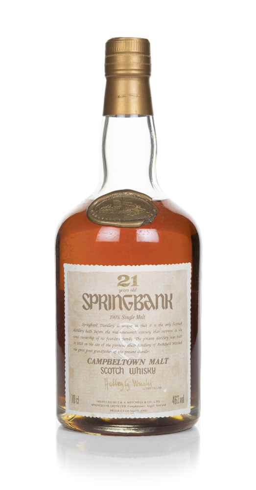 Springbank 21 Year Old (Hedley G. Wright) - 1990s