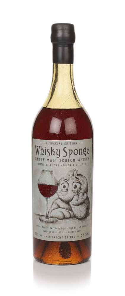 Springbank 26 Year Old 1996 Whisky Sponge Special Edition  (Decadent Drinks)