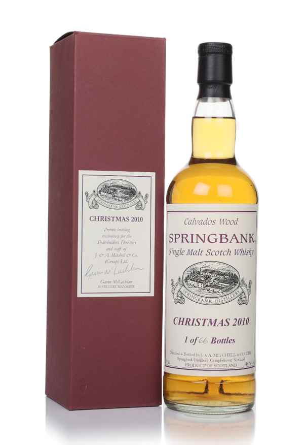 Springbank Christmas 2010 - Calvados Wood