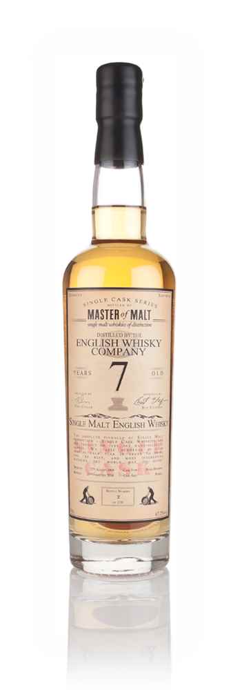 English Whisky Co. 7 Year Old 2008 (cask B1/490) - Single Cask (Master of Malt)