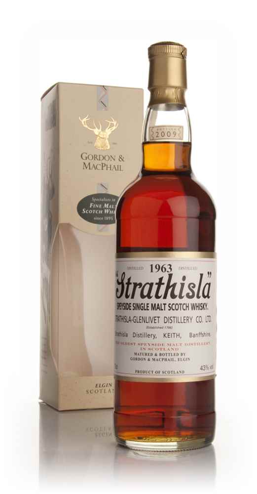Strathisla 1963 (Gordon and MacPhail) 43%