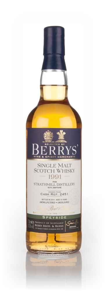 Strathmill 22 Year Old 1991 (cask 2451) - (Berry Bros & Rudd)