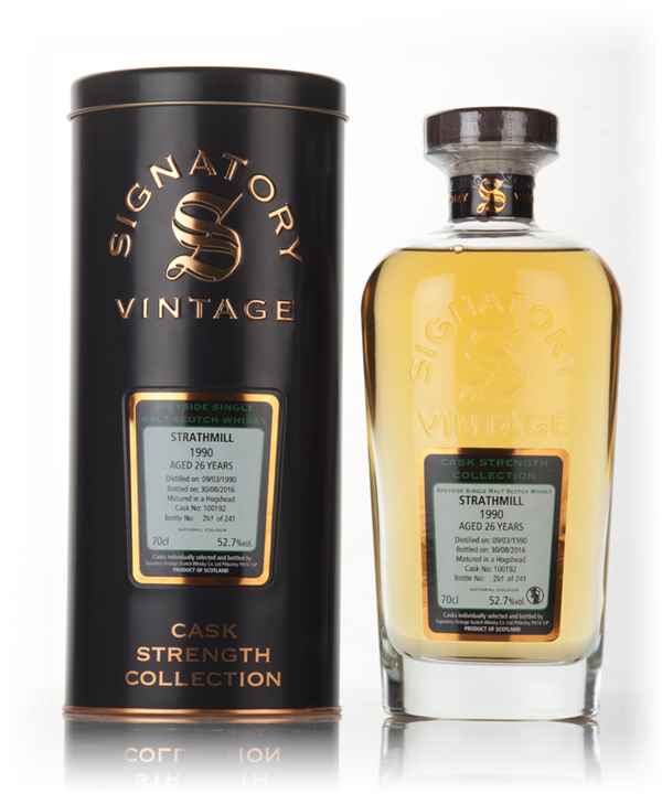Strathmill 26 Year Old 1990 (cask 100192) - Cask Strength Collection (Signatory)