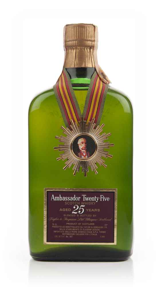 Ambassador 25 Year Old Blended Scotch - 1960s