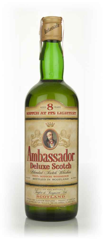 Ambassador 8 Year Old Deluxe Scotch Whisky - 1970s