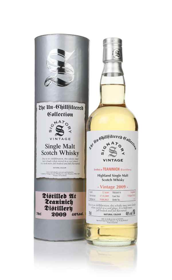 Teaninich 12 Year Old 2009 (casks 717626 & 717633) - Un-Chillfiltered Collection (Signatory)