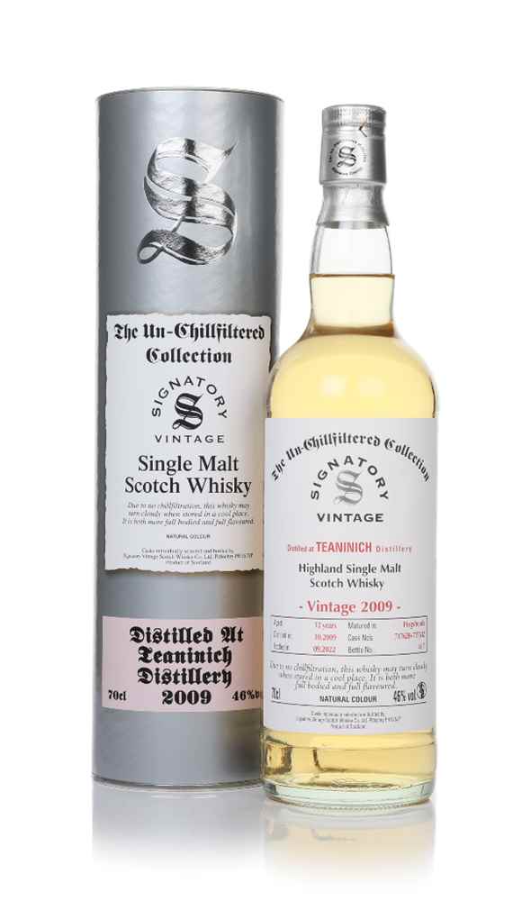 Teaninich 12 Year Old 2009 (casks 717628 & 717632) - Un-Chillfiltered Collection (Signatory)