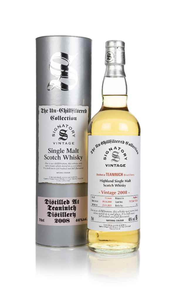 Teaninich 13 Year Old 2008 (casks 715728 & 715734) - Un-Chillfiltered Collection (Signatory)