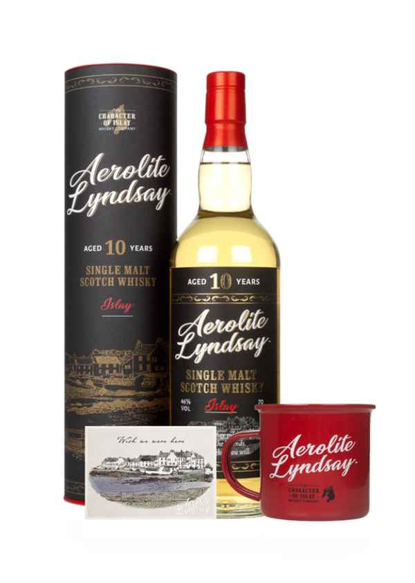 Aerolite Lyndsay 10 Year Old - The Character of Islay Whisky Company with Enamel Mug
