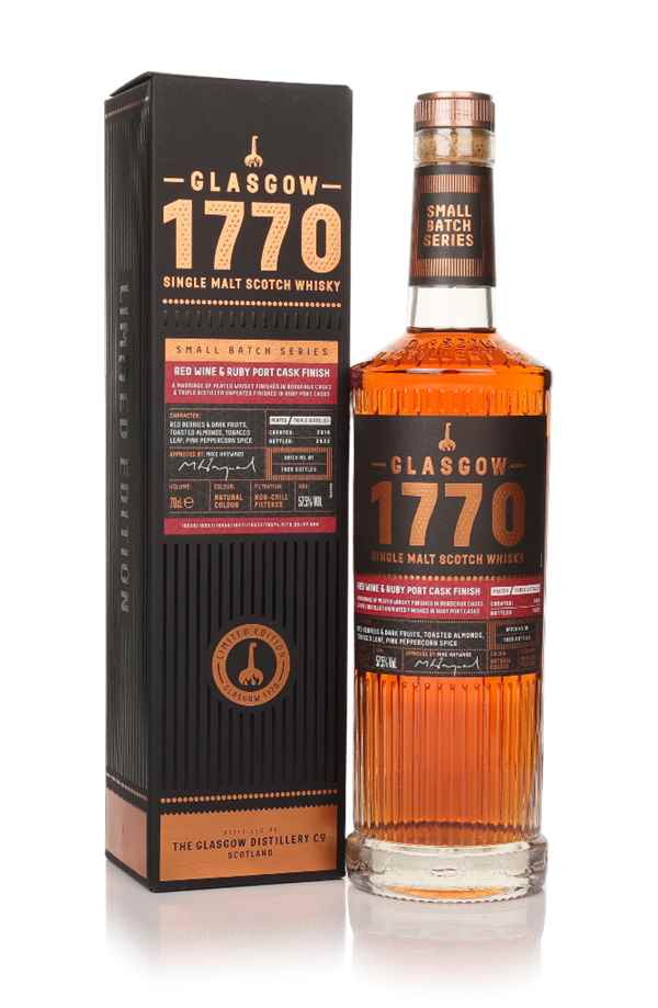 Glasgow 1770 – Red Wine & Ruby Port Cask Finish