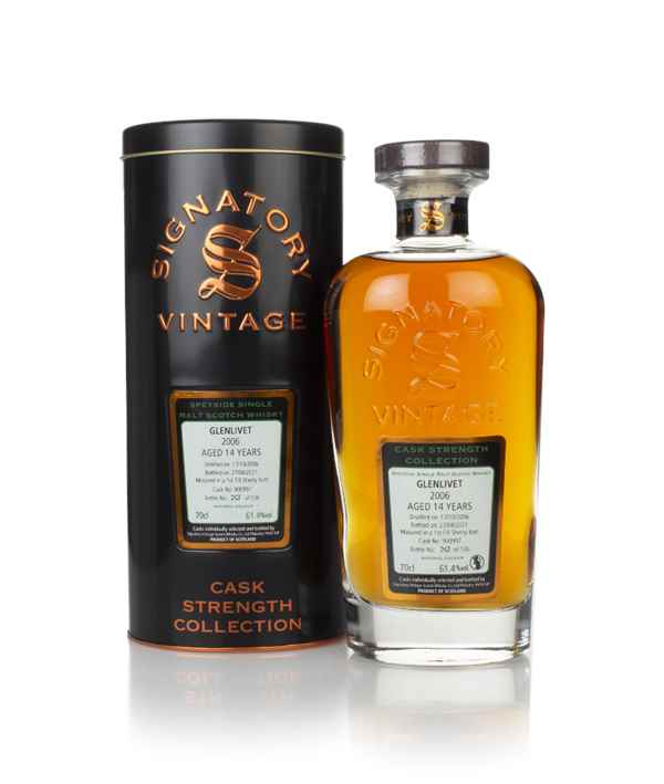 Glenlivet 14 Year Old 2006 (cask 900997) - Cask Strength Collection (Signatory)