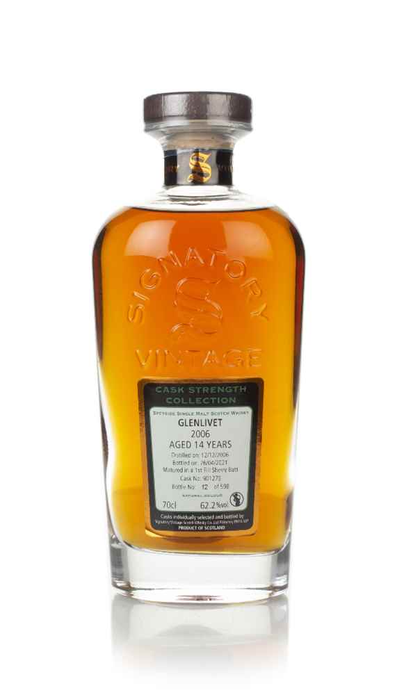 Glenlivet 14 Year Old 2006 (cask 901279) - Cask Strength Collection ...