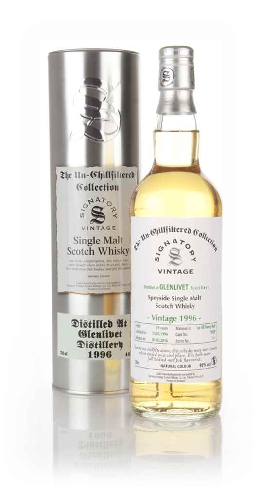 Glenlivet 19 Year Old 1996 (cask 79229) - Un-Chillfiltered (Signatory)