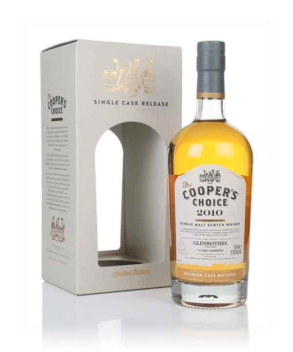 Glenrothes 12 Year Old 2010 (cask 871) - The Cooper's Choice (The Vintage Malt Whisky Co.)