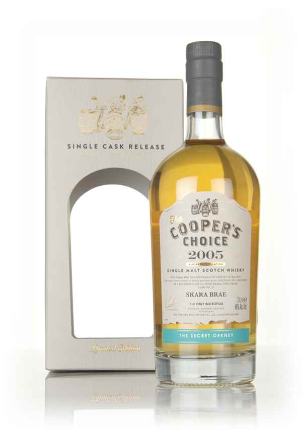 Skara Brae 12 Year Old 2005 (cask 27) - The Cooper's Choice (The Vintage Malt Whisky Co.).