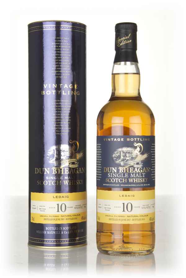 Ledaig 10 Year Old 2007 (cask 92721) - Dun Bheagan (Ian Macleod)