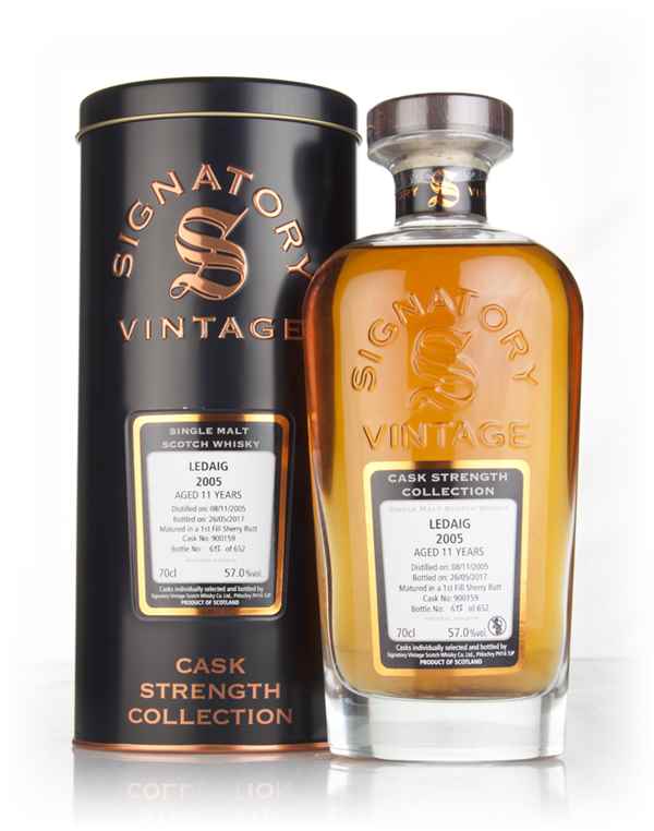 Ledaig 11 Year Old 2005 (cask 900159) - Cask Strength Collection (Signatory)