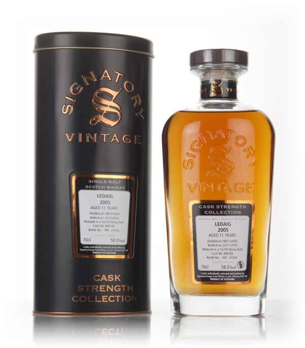 Ledaig 11 Year Old 2005 (cask 900160) - Cask Strength Collection (Signatory)