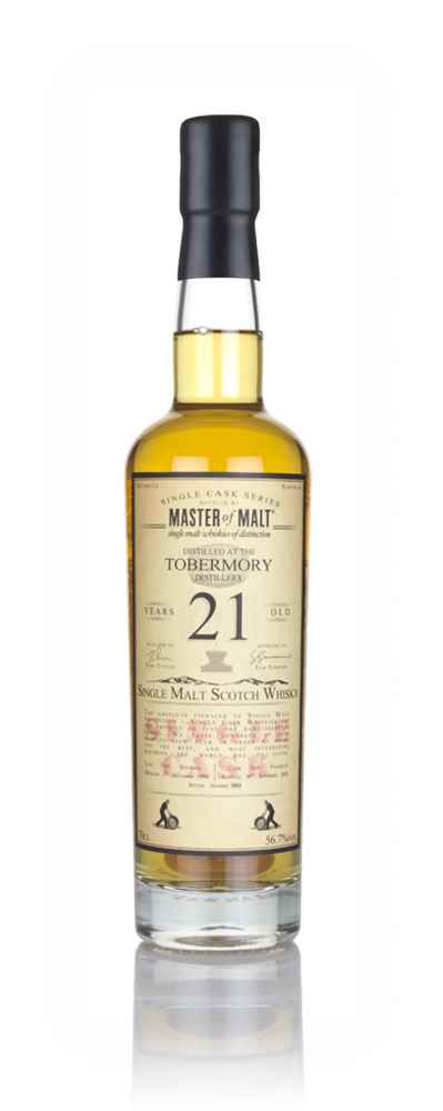 Tobermory 21 Year Old 1996 Single Cask (Master of Malt)