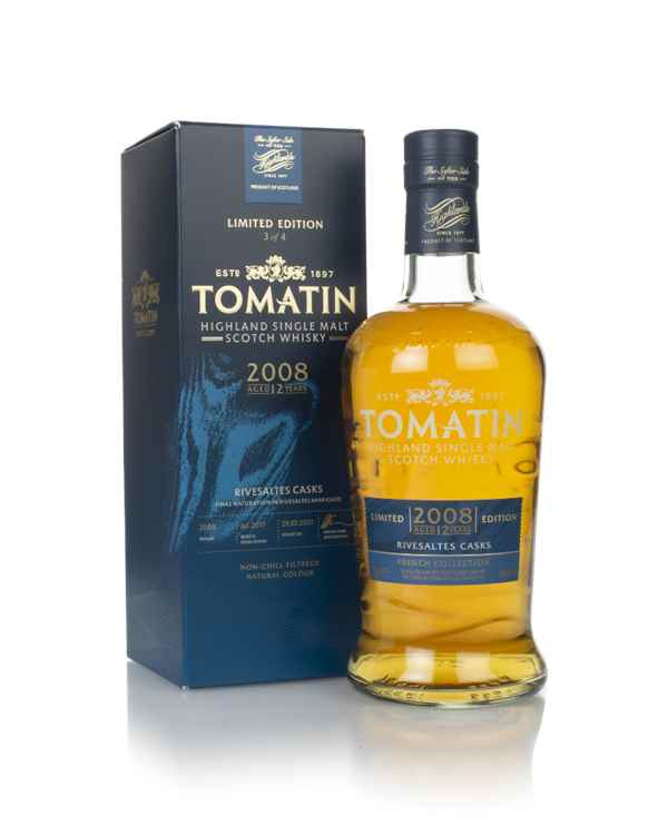 Tomatin 12 Year Old 2008 Rivesaltes Cask Finish - French Collection