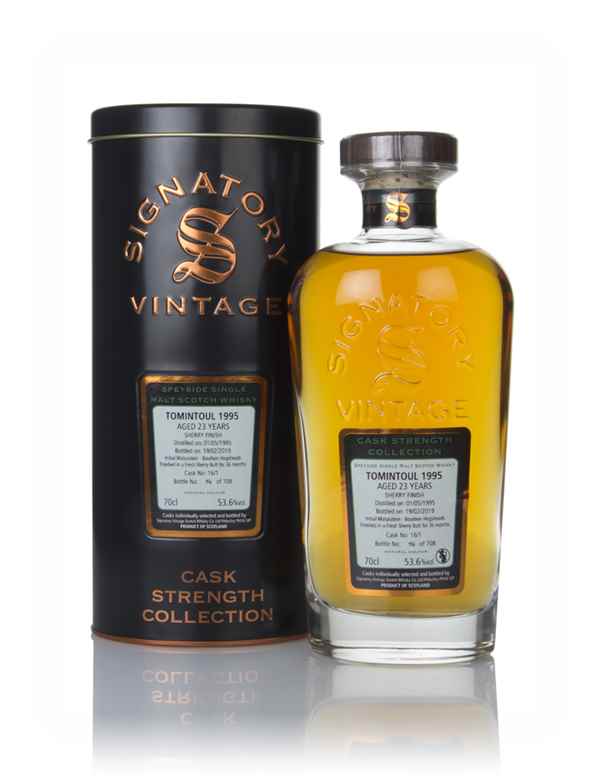 Tomintoul 23 Year Old 1995 (cask 16/1) - Cask Strength Collection (Signatory)