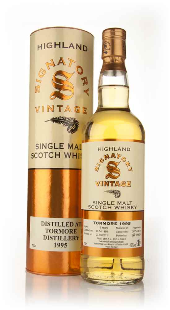 Tormore 15 Year Old 1995 (Signatory)