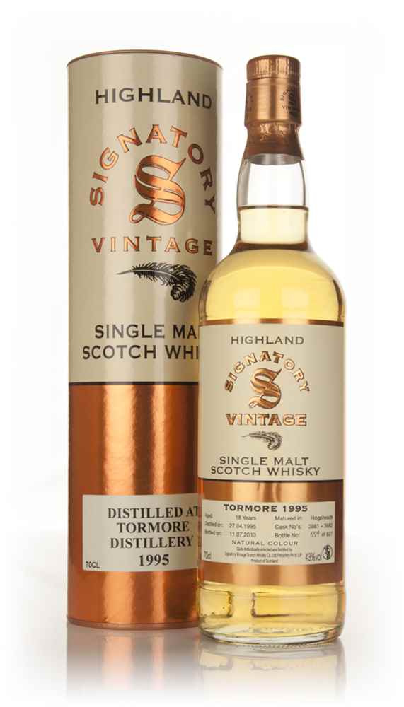 Tormore 18 Year Old 1995 (Casks 3881+3882) - (Signatory)