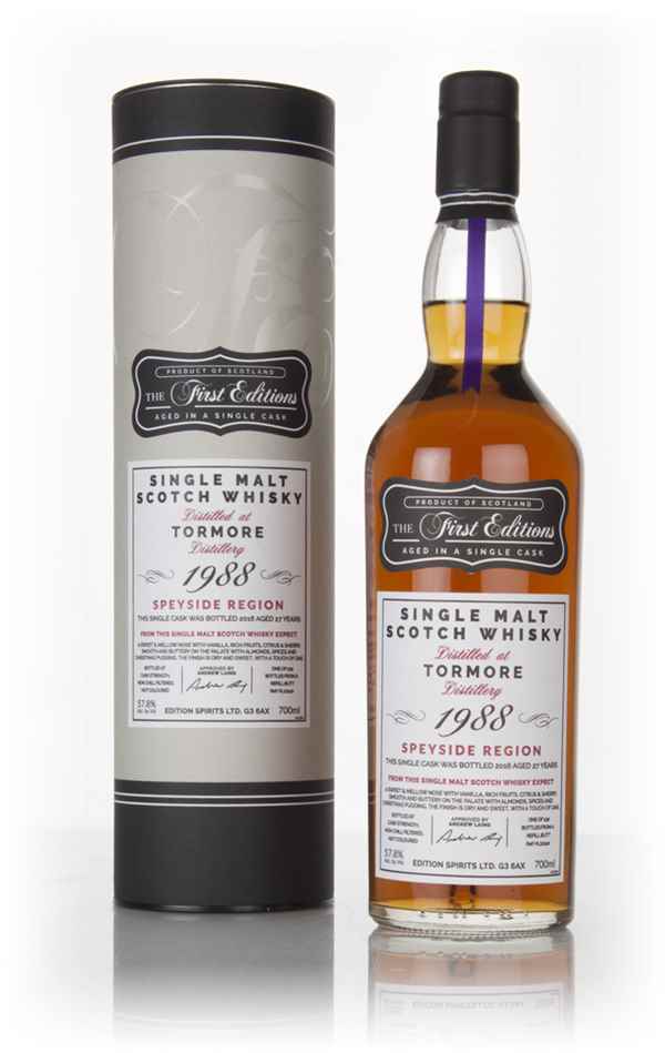 Tormore  27 Year Old 1988 (cask 12240) - The First Editions (Hunter Laing)