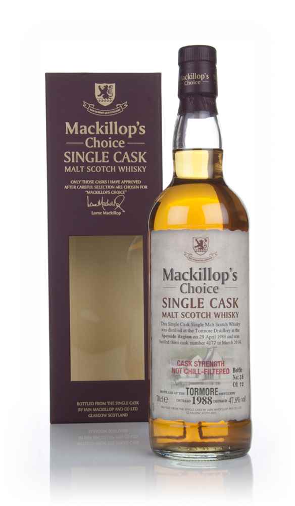 Tormore 27 Year Old 1988 (cask 4177) - Mackillop's Choice