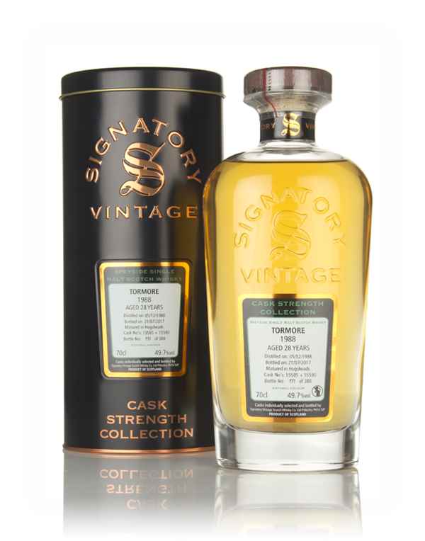 Tormore 28 Year Old 1988 (casks 15585 & 15590) - Cask Strength Collection (Signatory)