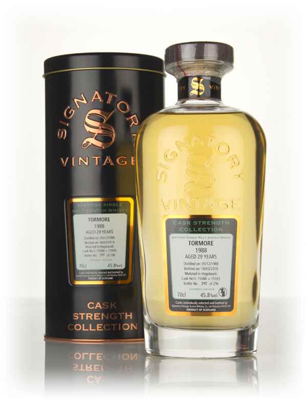 Tormore 29 Year Old 1988 (casks 15586 & 15593) - Cask Strength Collection (Signatory)