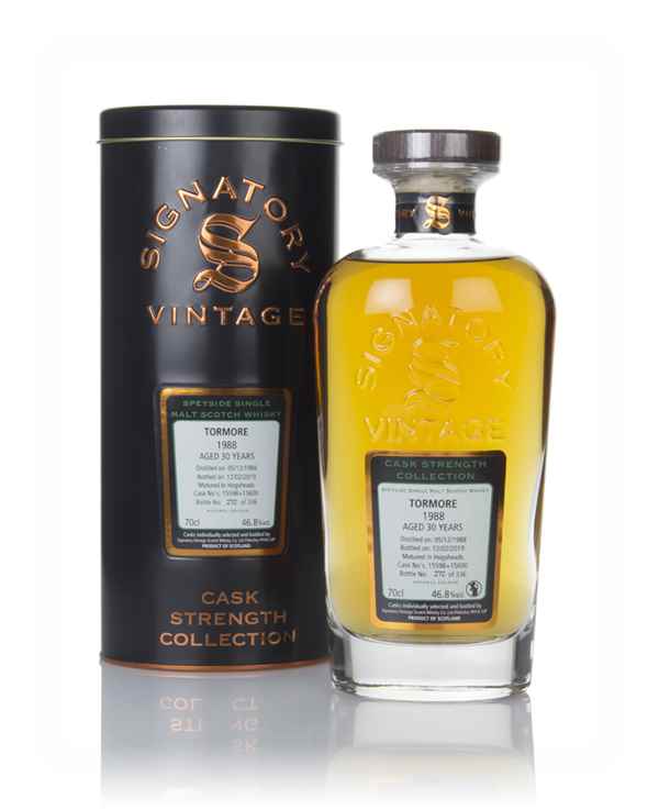 Tormore 30 Year Old 1988 (casks 15598 & 15600) - Cask Strength Collection (Signatory)