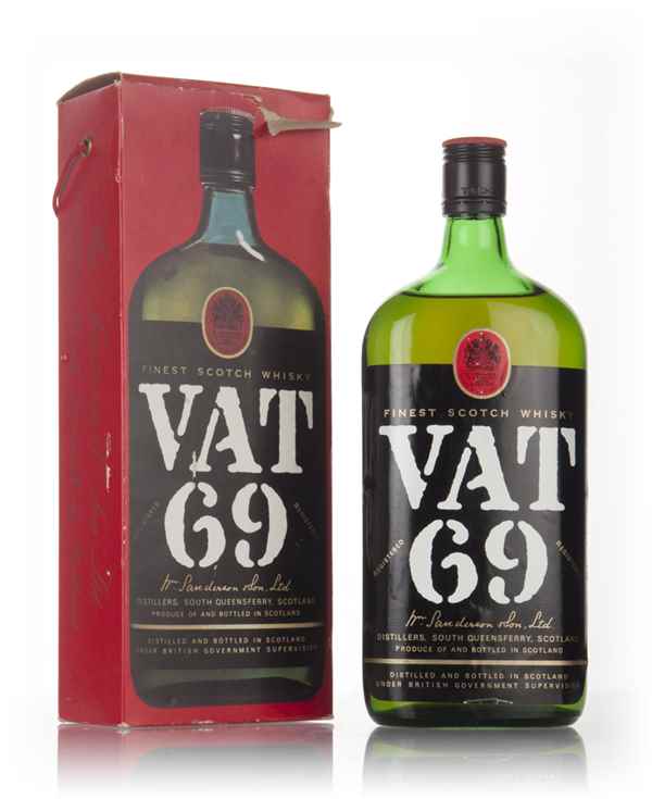 VAT 69 (Square Bottle) - 1960s
