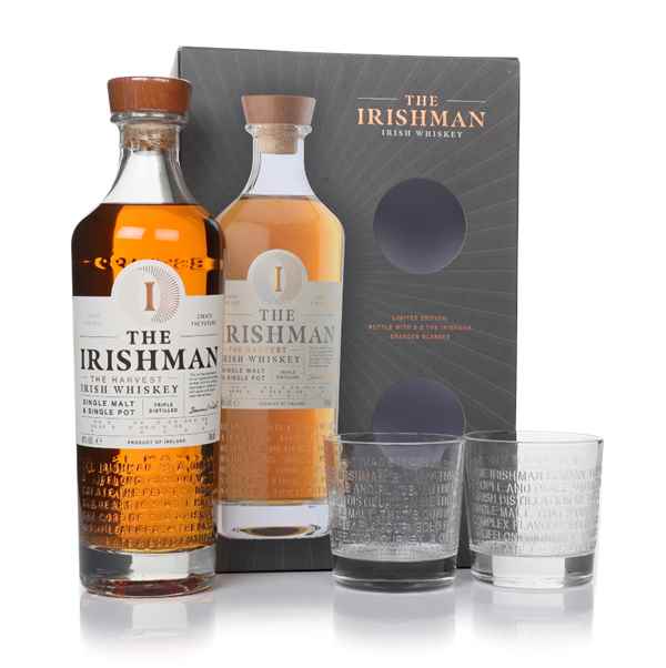 The Irishman The Harvest coffret whisky irlandais 2 verres - The Irishman