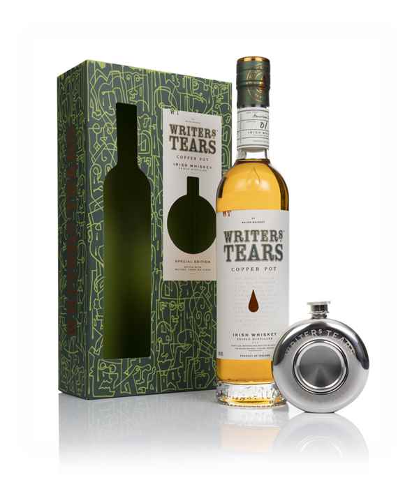 Writers Tears Gift Set with Hip Flask