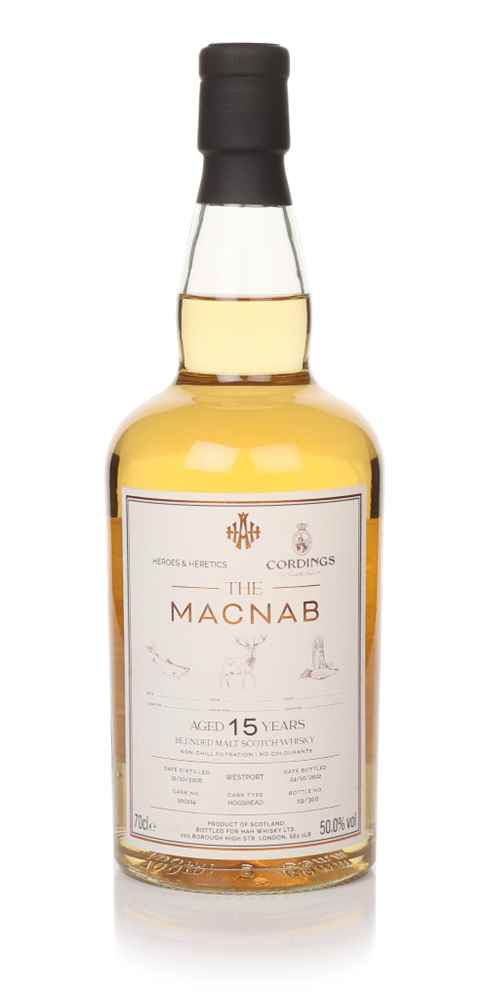 Westport 15 Year Old 2006 (cask 900214) The Macnab - Cordings (Heroes & Heretics)