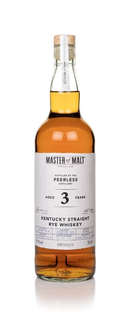 Peerless Kentucky Rye 3 Year Old 2016 Single Cask (Master of Malt) product image