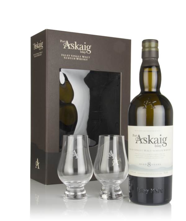 Port Askaig 8 Year Old Gift Pack with 2x Glasses product image