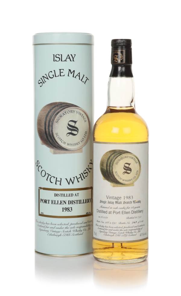 Port Ellen 14 Year Old 1983 (casks 266 & 690) - Signatory Vintage product image