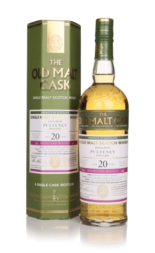 Pulteney 20 Year Old 2002 (cask 21182) - Old Malt Cask (Hunter Laing) product image