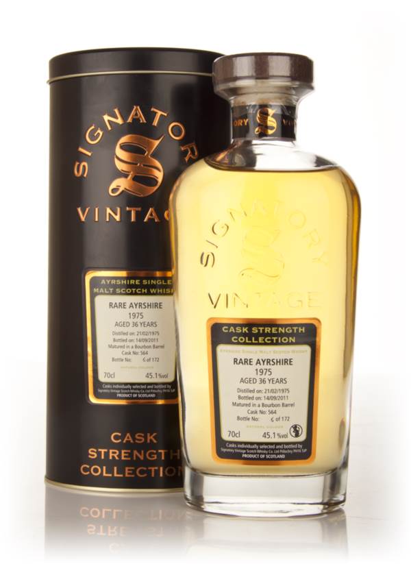Rare Ayrshire 36 Year Old 1975 Cask 564 - Cask Strength Collection (Signatory) product image