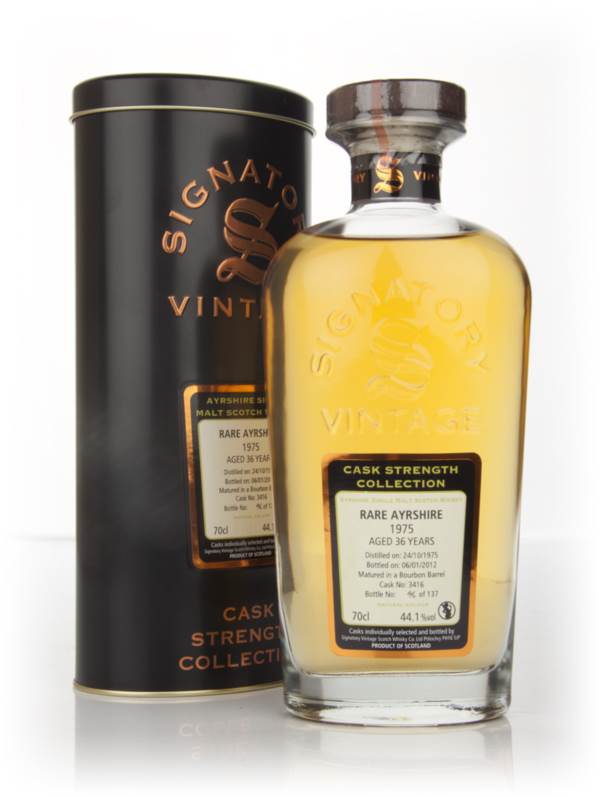 Rare Ayrshire 36 Year Old 1975 - Cask Strength Collection (Signatory) product image