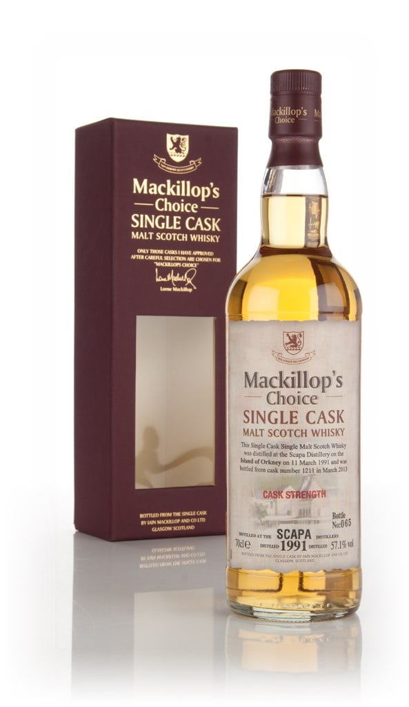 Scapa 22 Year Old 1991 (cask 1211) - Mackillop's Choice