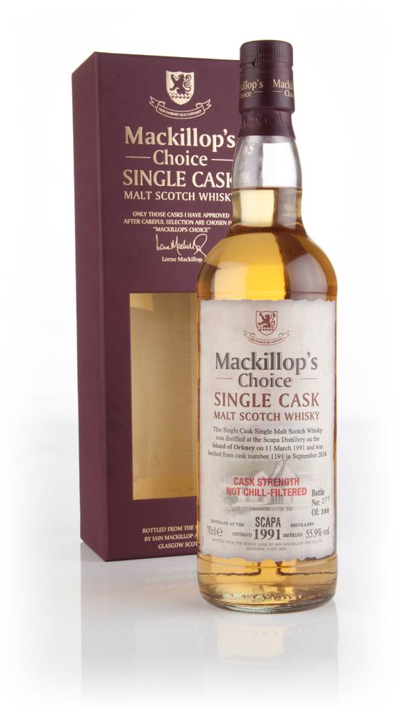 Scapa 23 Year Old 1991 (cask 1191) - Mackillop's Choice product image