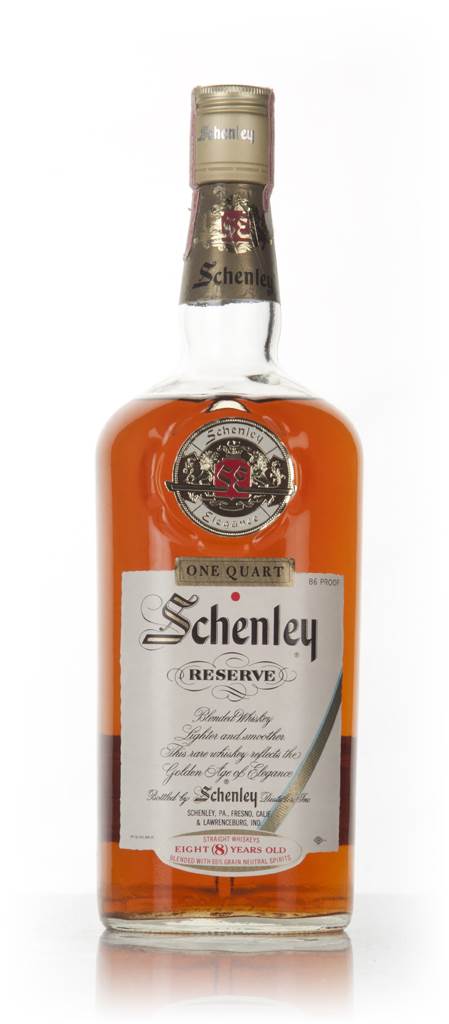 Schenley Reserve 8 Year Old Blended American Whiskey - 1960s product image