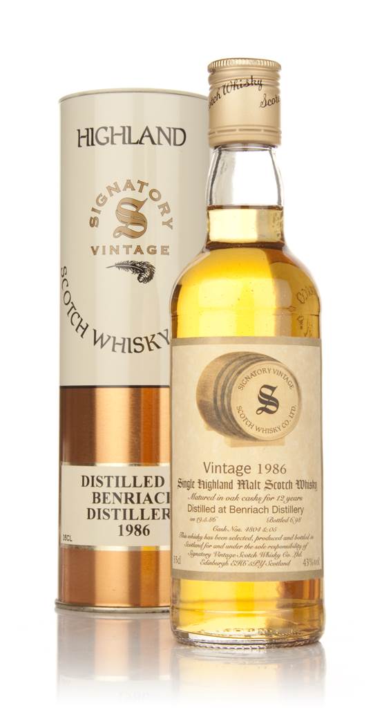 Benriach 12 Year Old 1986 35cl (Signatory) product image